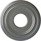 Ekena Millwork Classic Ceiling Medallion (Fits Canopies up to 7 1/4"), 12 3/8"OD x 4"ID x 1 1/8"P, Silver CM12CLSLS - alternate 1